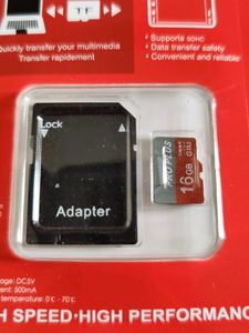 16GB Micro SD Card with Adapter