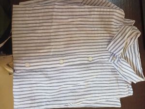 Elegant Striped Button-Down Shirt