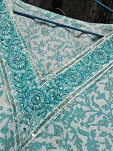 Beautiful Teal Kurta Set