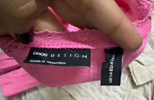 Asos Pink Cropped Cardigan Top