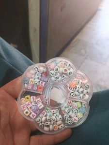 Alphabet & Smiley Face Beads for DIY Crafts