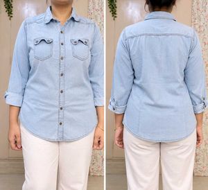 Denim Shirt for women (Light Wash)