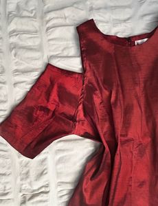 Burgundy Two-Piece Outfit