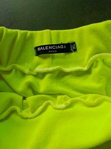 orginal Balenciaga mode Neon Yellow Shorts