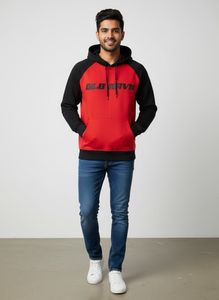 Old Navy Red & Black Hoodie