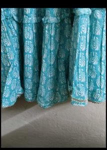 Beautiful Teal Ethnic kurta