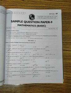 PW Class 10 Mathematics Basic Sample Papers
