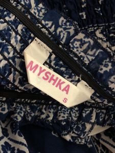 Blue Printed Dress(Women’s)