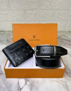 lv belt wallets set