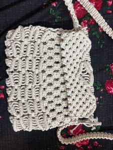Boho Macrame Crossbody Bag
