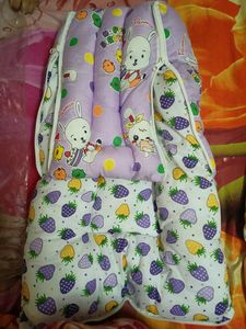 Adorable Bunny & Strawberry Baby Cocoon