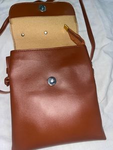Brown Sling Bag New With Tag