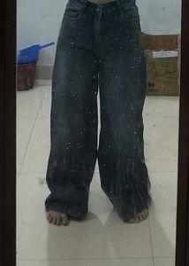 Trendy Wide Leg Denim Jeans✨