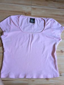 Cute Pink Short-Sleeve Top