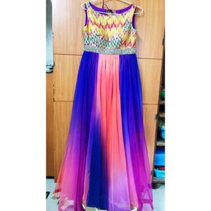 Vibrant Ombre Maxi Dress