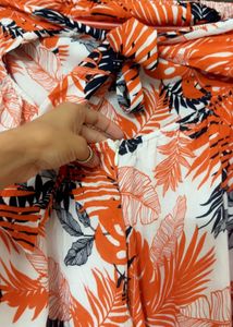 Tropical Print Dress