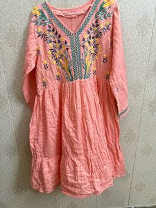 Floral Embroidered Kurta