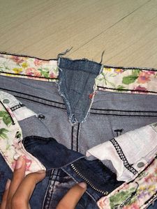 denim shorts