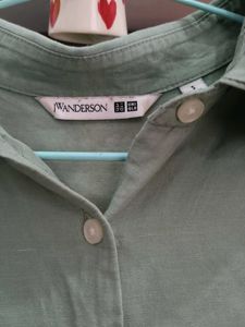 Stylish Green Collared Shirt
