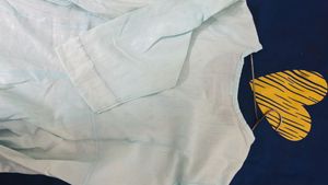 Sky Blue Embroidered Anarkali Kurta