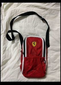 Ferrari Red Crossbody Bag