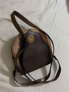Vintage Brown Crossbody Bag