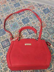 Chic Red Handbag