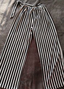 Striped Wide Leg Pants Size S