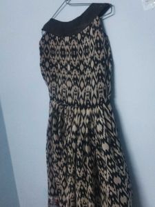 Stylish Geometric Print Dress