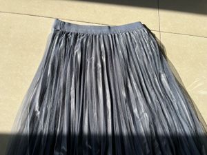 Elegant Lace Trim 2 In 1 Skirt