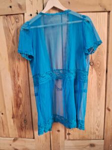 Teal Lace Lingerie