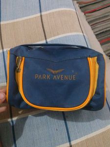 Park Avenue Blue & Orange Pouch