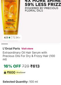 L'Oreal Paris Extraordinary Oil Hair Serum