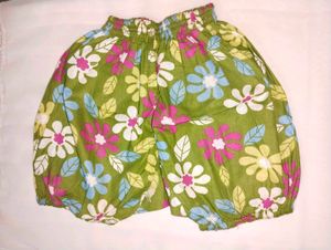 Girls Floral Cotton Shorts Combo (Pack of 2)