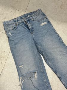 Distressed Light Wash Jeans