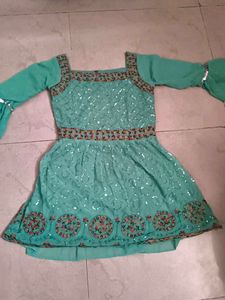 Elegant Embroidered Ethnic Dress