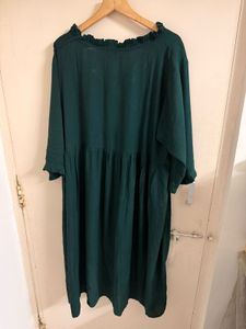 Elegant Green Ethnic angrakha style kurta