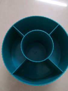 Turquoise Rotating Organizer