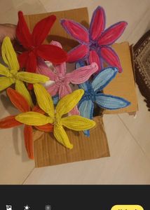 Pipe Cleaner Flowers Craft Lot