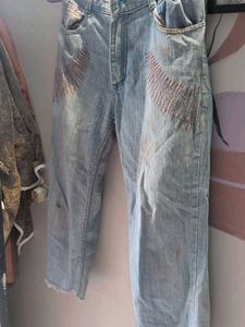 Bootcut denim jeans