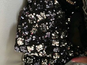 Stunning Black Sequined Lehenga Choli