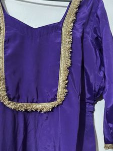 Elegant Purple Kurta Set