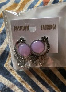 Oxidized Silver Jhumki Earrings Set