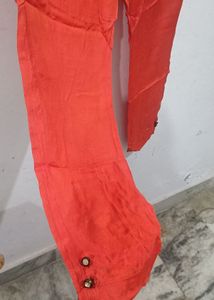Embellished Red &amp; Gold Kurta🌹