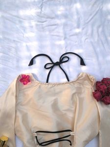 Floral Dori neck corset kurti 🫶🏻