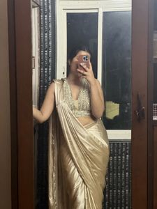 Ready to wear Sparkling Designer Saree Set