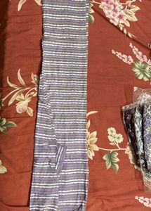 Beautiful Lavender Floral Print Kurta Set “M”
