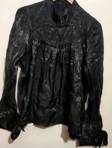 Charcoal Color Shining Top For Girl Or Woman 36-38