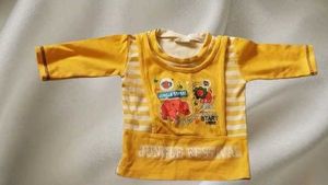 Yellow 'Jungle Start' Graphic Tee