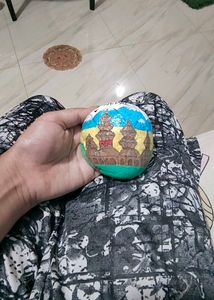 Hand-Painted Temple Rock